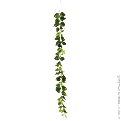 Штучна рослина Гілочка декоративна штучна Потос REAL TOUCH 140 см Inari Штучна рослина Гілочка декоративна штучна Потос REAL TOUCH 140 см Inari