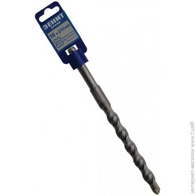 Бур Зенит SDS-Plus 16x210мм, спираль 4S (20016210) Бур Зенит SDS-Plus 16x210мм, спираль 4S (20016210)