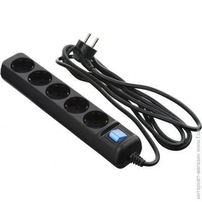 - 2E   2 5XSchuko  , 3G*1.5, 1.5, black (2E-U05ES15M1.5BK)