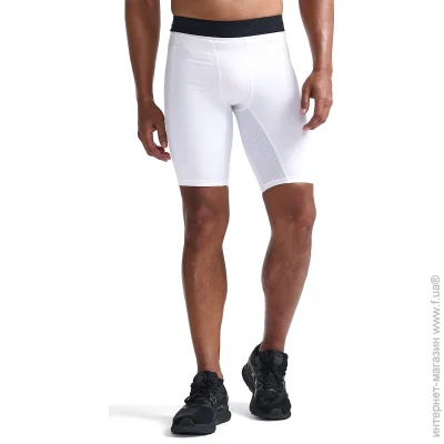 2XU  Base Layer Compression Shorts MA7198b_WHT/WHT . M 