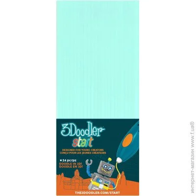  3Doodler 3d- ', 24 (3DS-ECO02-MINT-24)