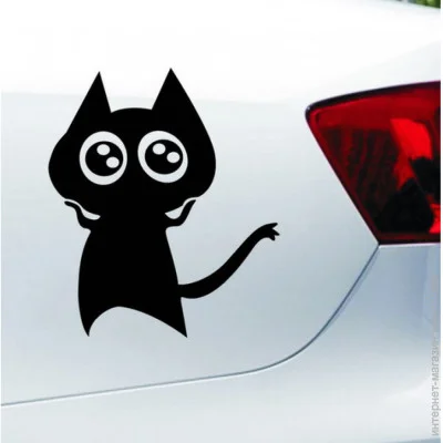 3M Наклейка в авто Чертенок 12х15 см Черный (3111) 3M Наклейка в авто Чертенок 12х15 см Черный (3111)