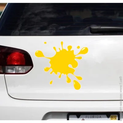 3M Наклейка на автомобиль "Клякса" Желтая (3735) 3M Наклейка на автомобиль "Клякса" Желтая (3735)