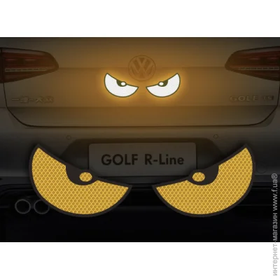 3M Світловідбивна наклейка ока 3м 2 (3462) 3M Світловідбивна наклейка ока 3м 2 (3462)