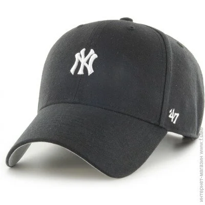  '47 Yankees Base Runner Snap UNI, Black (B-BRMPS17WBP-BKA)