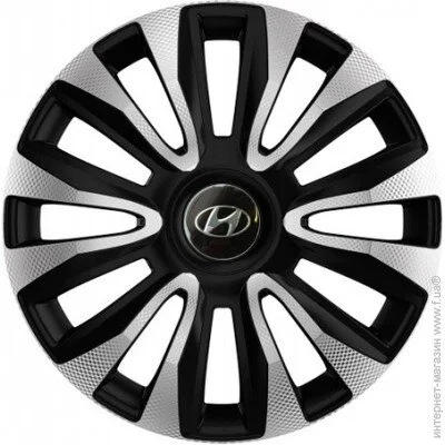   4 Racing Avalon Carbon Silver-Black R16 4  (  Hyundai) (avalon-carbon-s-bl-r16-hyundai)