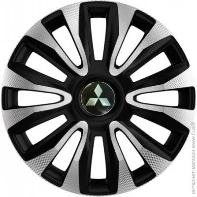   4 Racing Avalon Carbon Silver-Black R16 4  (  Mitsubishi) (avalon-carbon-s-bl-r16-mitsubishi)