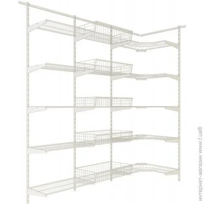 Кольчуга Гардеробная система набор WHITE Edition ТМ "KOLCHUGA" (Кольчуга) (1800/600-20-015) Кольчуга Гардеробная система набор WHITE Edition ТМ "KOLCHUGA" (Кольчуга) (1800/600-20-015)