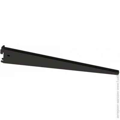 Кольчуга Кронштейн двойной для ДСП/стекла/дерева 370 мм (черный) ТМ "KOLCHUGA" (Кольчуга) (40529355) Кольчуга Кронштейн двойной для ДСП/стекла/дерева 370 мм (черный) ТМ "KOLCHUGA" (Кольчуга) (40529355)