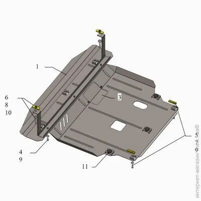   ,     Hyundai Santa Fe III & # 039; 12-18 (V-2,2D) (ZiPoFlex-) [2.0452.00]