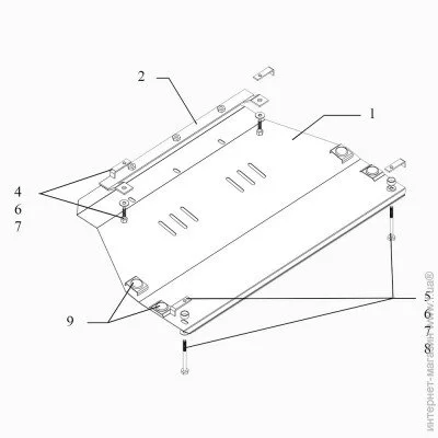    ,     Mazda CX-9 I & # 039; 07-16 (ZiPoFlex-) [2.0169.00]