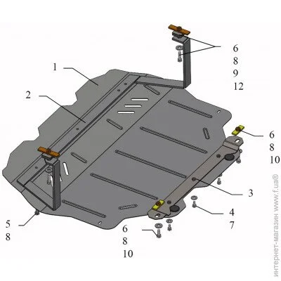   ,     Volkswagen Golf VI & # 039; 08-12 (ZiPoFlex-) [2.0231.00]