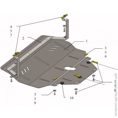   ,     Volkswagen Polo V &#039;09-(V-1,2 D) (ZiPoFlex-) [2.0329.00]