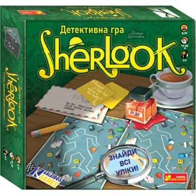 Настільна гра Ранок Гра настільна детективна 5860У Sherlook 10120181У 481840 Настільна гра Ранок Гра настільна детективна 5860У Sherlook 10120181У 481840