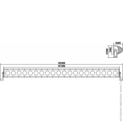    BELAUTO BOL2010C CREE Combo LED (20*10w)