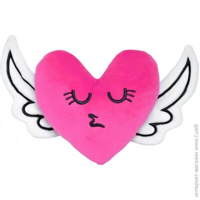 Декоративна подушка Тигрес Подушка валентинка Wings (ПД-0393) Декоративна подушка Тигрес Подушка валентинка Wings (ПД-0393)