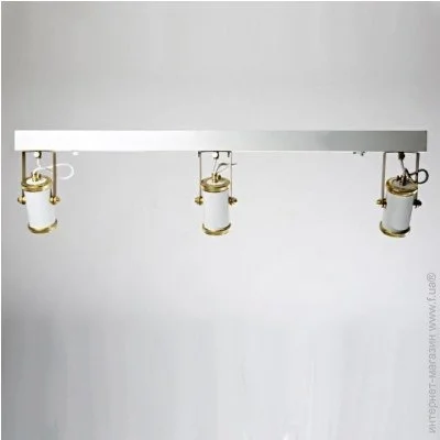 Спот Пікарт Потолочная люстра 3Spots, арт. 3255 Золотой/белый (3255-1-PikArt) Спот Пікарт Потолочная люстра 3Spots, арт. 3255 Золотой/белый (3255-1-PikArt)