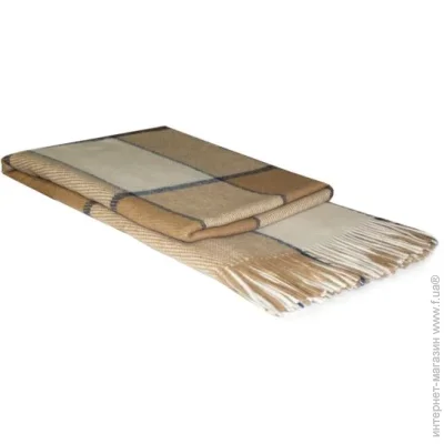 Вултекс-С Плед Премьера 140x200 бежевый акрил, шерсть Вултекс-С Плед Премьера 140x200 бежевый акрил, шерсть