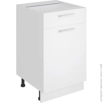 Тумба нижня Аліна Н 50/82 (1д1я) білий/білий Сокме Тумба нижня Аліна Н 50/82 (1д1я) білий/білий Сокме
