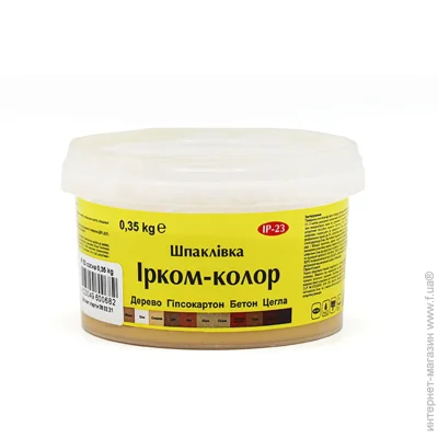 Ірком Шпаклівка для дерева ІР-23 червоне дерево 350 мл Ірком Шпаклівка для дерева ІР-23 червоне дерево 350 мл