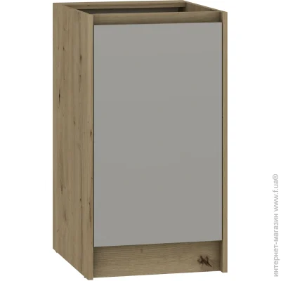 Грейд Тумба нижняя МС Злата 45х82х52 шиншилла серая/дуб артизан Грейд Тумба нижняя МС Злата 45х82х52 шиншилла серая/дуб артизан