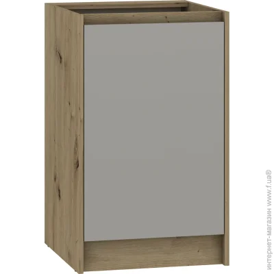 Грейд Тумба нижня МС Злата 50х82х52 шиншила сіра/дуб артизан Грейд Тумба нижня МС Злата 50х82х52 шиншила сіра/дуб артизан