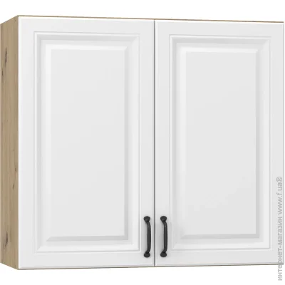 Грейд Шкаф верхний МС Глория В 80х72х31,5 см белый/дуб артизан Грейд Шкаф верхний МС Глория В 80х72х31,5 см белый/дуб артизан