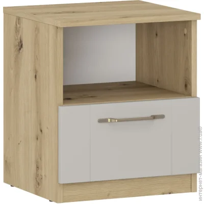 Грейд Тумба приліжкова готовий комплект V1 402x468x370 мм дуб артізан/кашемір Грейд Тумба приліжкова готовий комплект V1 402x468x370 мм дуб артізан/кашемір