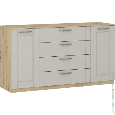 Грейд Комод готовий комплект V4 Флекс 1598x868x470 мм дуб артізан/кашемір Грейд Комод готовий комплект V4 Флекс 1598x868x470 мм дуб артізан/кашемір