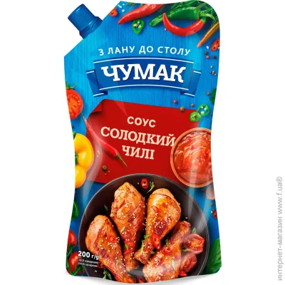 Чумак Соус Солодкий Чилі 200 г Чумак Соус Солодкий Чилі 200 г