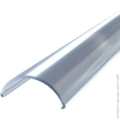 Алюпро Лінза для Led-профілю Z200 прозоро-блакитна 200 см Алюпро Лінза для Led-профілю Z200 прозоро-блакитна 200 см