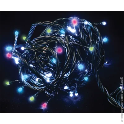 Гирлянда Феєрія Электрогирлянда линейная разноцветная встроенный светодиод (LED) 200 ламп 20 м Гирлянда Феєрія Электрогирлянда линейная разноцветная встроенный светодиод (LED) 200 ламп 20 м