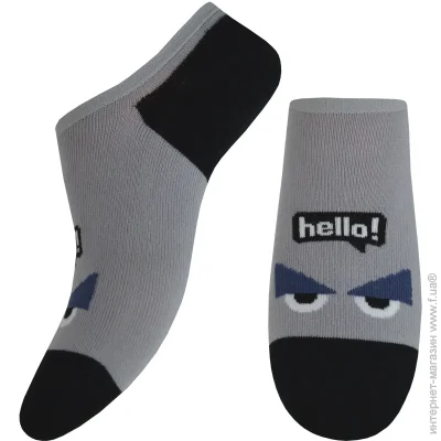 Носки Легка Хода Следы унисекс 9278 р.22 серый Носки Легка Хода Следы унисекс 9278 р.22 серый