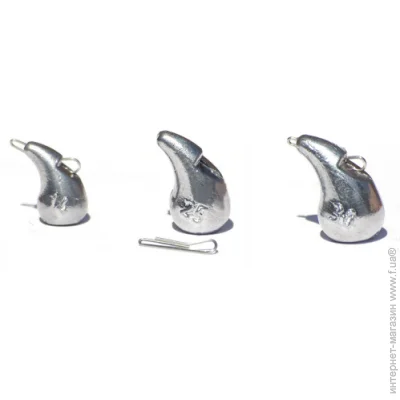 Днепр-Свинец ZPV-7G-50 Груз свинцовый "Клык"-7 г Днепр-Свинец ZPV-7G-50 Груз свинцовый "Клык"-7 г