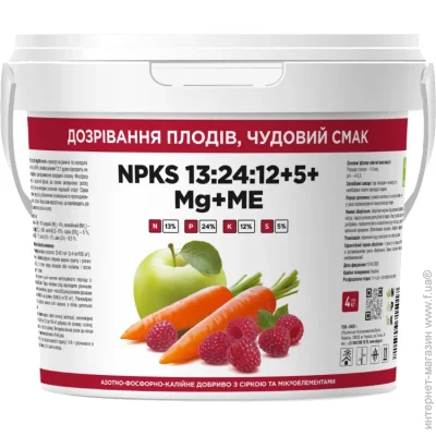     NPKS 13:24:12+ 5+ Mg+ ME 4 