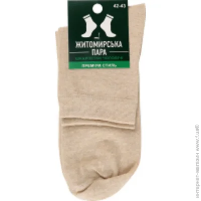 Житомирська Пара Носки мужские (классические), 00 р.42-43 лен 1 шт. Житомирська Пара Носки мужские (классические), 00 р.42-43 лен 1 шт.