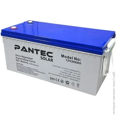    Pantec PTG200-12 12V/200Ah GEL