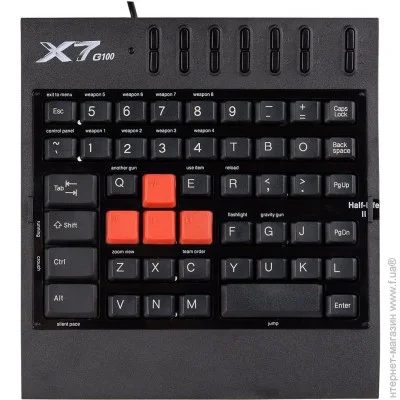  A4Tech X7-G100 USB Black