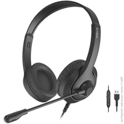 A4Tech  FH100U Stone Black (4711421976978)