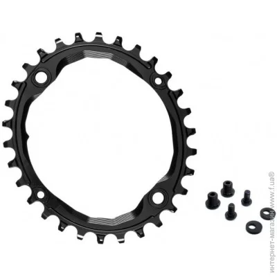  Absoluteblack ǳ  Oval 104BCD 30T  (1033-AB OV30BK)
