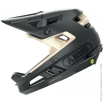  Abus  AirDrop MIPS Black Gold S/M (1007-662546)