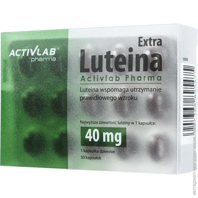     Activlab Lutein 40 mg, 30 