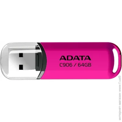  USB 2.0 ADATA 64GB C906 USB 2.0 Pink (AC906-64G-RPP)