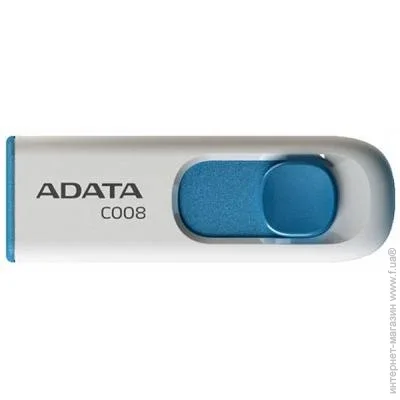  ADATA C008 32GB White/Blue (AC008-32G-RWE)