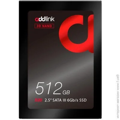 SSD Addlink S20 512GB 2.5 SATA III (AD512GBS20S3S)