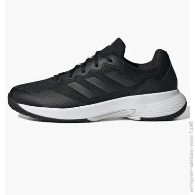    Adidas Gamecourt 2.0 Tennis Shoes Black (IG9567-45.5)