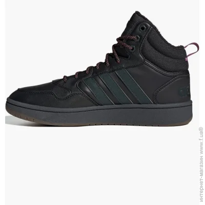    Adidas Hoops 3.0 Mid Lifestyle Basketball Classic Fur Lining Winterized Shoes Black (GZ6681-44.5)