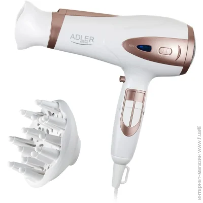  Adler 2200W AD 2248 White Ionic