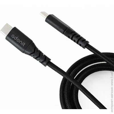 Кабель Adonit USB-C Cable чорний Кабель Adonit USB-C Cable чорний