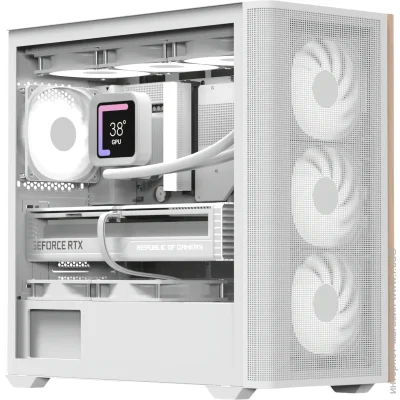  AeroCool D301A-G-WT-v2 White (ACCS-DS03043.21)
